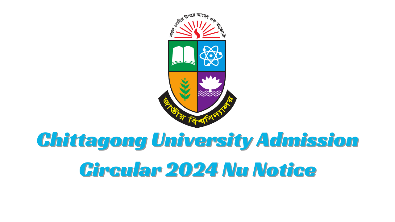 Chittagong University Admission Circular 2024 Nu Notice