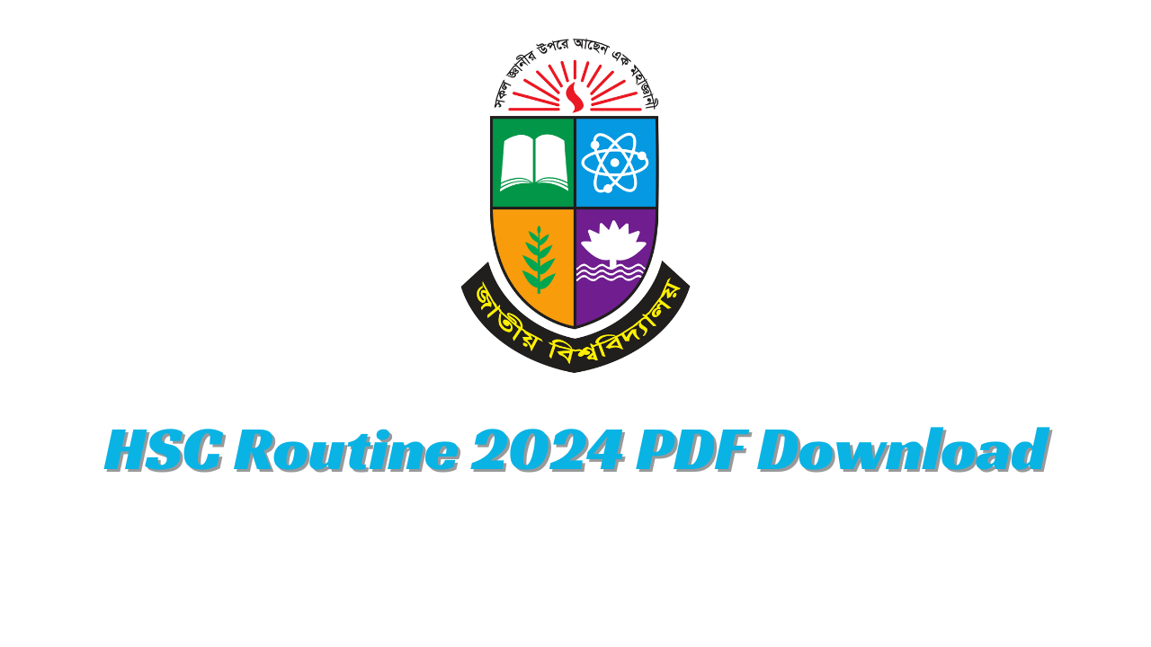 HSC Routine 2024 PDF Download- All Education Board Nu Notice