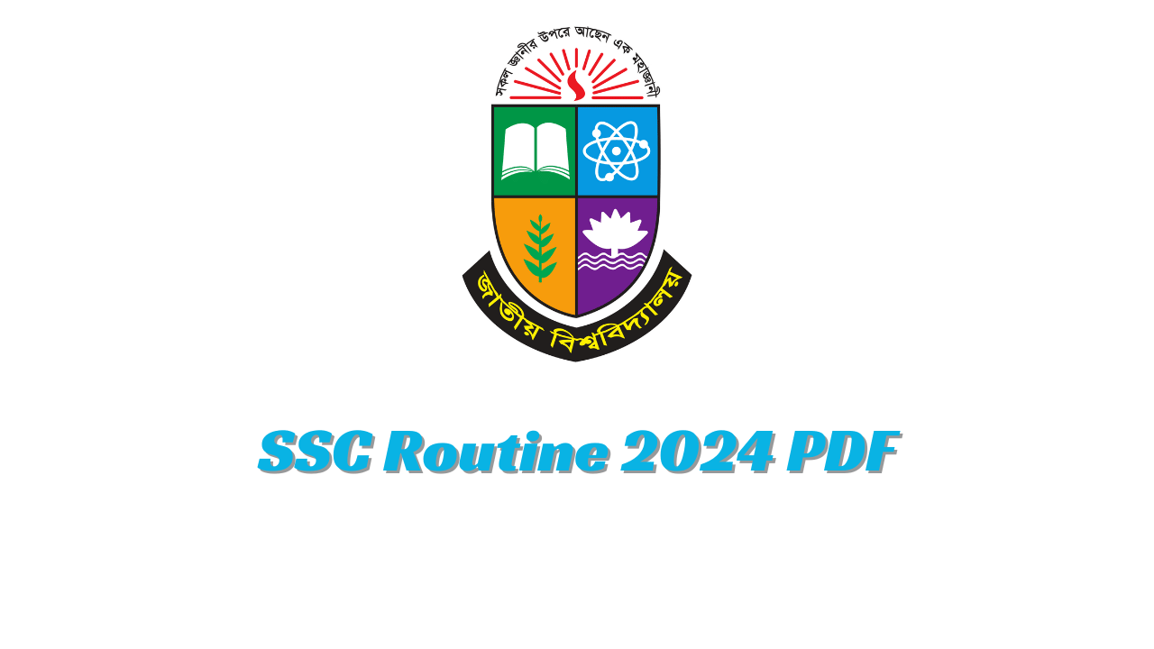 SSC Routine 2024 PDF