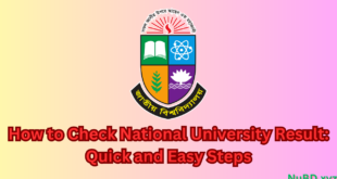 How to Check National University Result: Quick and Easy Steps