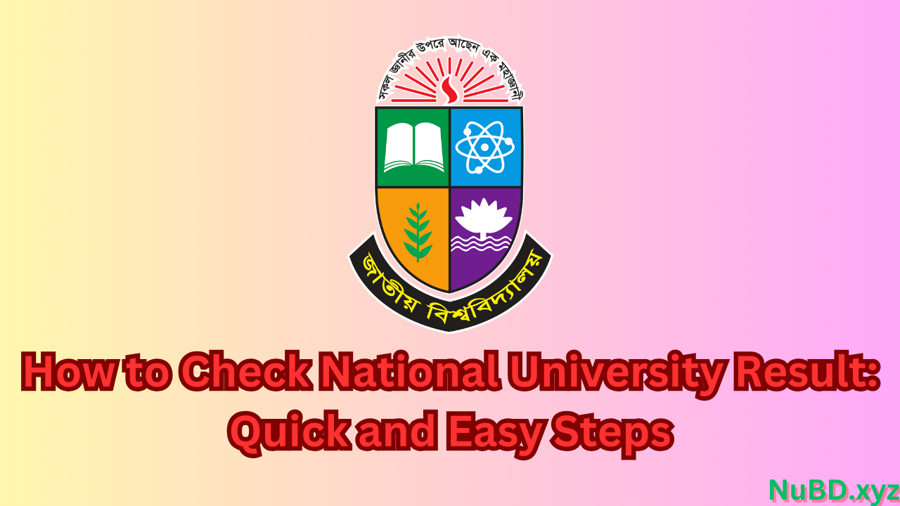 How to Check National University Result: Quick and Easy Steps