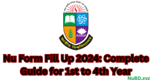 Nu Form Fill Up 2024: Complete Guide for 1st to 4th Year